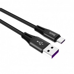 Καλώδιο σύνδεσης Κορδόνι Hoco X22 USB σε USB-C Fast Charging 5.0A Μαύρο 1m