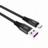 Καλώδιο σύνδεσης Κορδόνι Hoco X22 USB σε USB-C Fast Charging 5.0A Μαύρο 1m