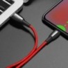 Καλώδιο σύνδεσης Κορδόνι Hoco X39 Titan USB σε Micro-USB Fast Charging 2.4A Κόκκινο 1m