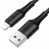 Καλώδιο σύνδεσης Borofone BX47 Coolway USB σε Lightning 2.4A 1μ Μαύρο