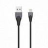 Καλώδιο Σύνδεσης Energizer Bicolor 2.4A Apple Certified MFI 1.2m Μαύρο