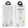 Καλώδιο σύνδεσης Hoco X51 High-power USB-C σε USB-C 5.0A 100W 20V Λευκό 1m