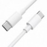 Καλώδιο σύνδεσης Hoco X51 High-power USB-C σε USB-C 5.0A 100W 20V Λευκό 1m