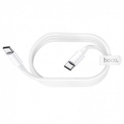 Καλώδιο σύνδεσης Hoco X51 High-power USB-C σε USB-C 5.0A 100W 20V Λευκό 1m