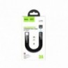 Καλώδιο σύνδεσης Hoco U75 Magnetic USB σε USB-C 3.0A με Μαγνητικό Αποσπώμενο Βύσμα και LED Ένδειξη Μαύρο 1.2m