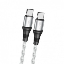 Καλώδιο σύνδεσης Κορδόνι Hoco X50 Exquisito USB-C σε USB-C 5.0A 100W 20V 1μ. Γκρι