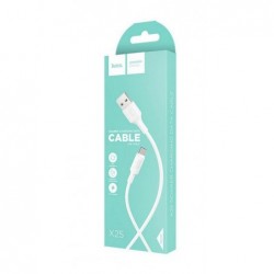 Καλώδιο σύνδεσης Hoco X25 USB σε USB-C Fast Charging 2.0A Λευκό 1m