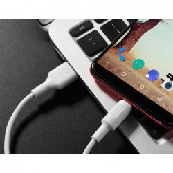 Καλώδιο σύνδεσης Hoco X25 USB σε USB-C Fast Charging 2.0A Λευκό 1m