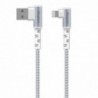Καλώδιο σύνδεσης Energizer 90° Metal / Braided Nylon 2.0A  USB σε Lightning Apple Certified MFI 2m  Λευκό