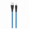 Καλώδιο σύνδεσης Hoco X42 USB σε USB-C 2.4A Fast Charging με Ανθεκτική Σιλικόνη Μπλέ 1m