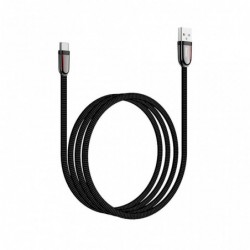 Καλώδιο σύνδεσης Κορδόνι Hoco U74 Grand USB σε USB-C Fast Charging 3.0A 1.2m Μαύρο