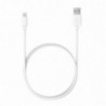 Καλώδιο Σύνδεσης και Φόρτισης Ancus Flow E44 USB σε Lightning 2.0A Data Transfer 480Mbp Λευκό 1μ.