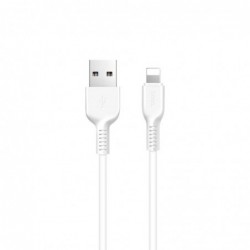 Καλώδιο σύνδεσης Hoco X20 Flash USB σε Lightning 2.0A Λευκό 1m