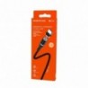 Καλώδιο σύνδεσης Borofone BU16 Skill USB σε Micro-USB με Μαγνητικό Αποσπώμενο Βύσμα Μεταλλικό Μαύρο 1μ