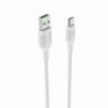 Καλώδιο σύνδεσης Borofone BX33 Billow USB σε USB-C με 4.5V / 5A or 5V / 4.5A 22W 1μ Λευκό