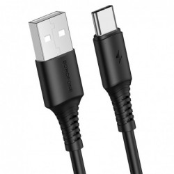 Καλώδιο σύνδεσης Borofone BX47 Coolway USB σε USB-C 3.0A 1μ Μαύρο