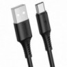 Καλώδιο σύνδεσης Borofone BX47 Coolway USB σε USB-C 3.0A 1μ Μαύρο