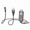 Καλώδιο Σύνδεσης Hoco UA14 Lightning σε HDMI 1080P HD 5V/1A Μαύρο 2m