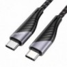 Καλώδιο σύνδεσης Hoco U95 Freeway USB-C σε USB-C Fast Charging 3.0A PD 60W 20V Μαύρο 1.5m