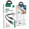 Καλώδιο σύνδεσης Hoco U95 Freeway USB-C σε USB-C Fast Charging 3.0A PD 60W 20V Μαύρο 1.5m