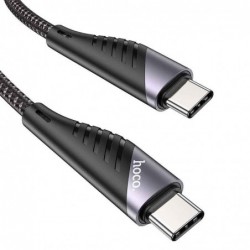 Καλώδιο σύνδεσης Hoco U95 Freeway USB-C σε USB-C Fast Charging 3.0A PD 60W 20V Μαύρο 1.5m