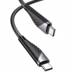 Καλώδιο σύνδεσης Hoco U95 Freeway USB-C σε USB-C Fast Charging 3.0A PD 60W 20V Μαύρο 1.5m
