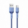 Καλώδιο Σύνδεσης Hoco X65 Prime USB σε USB-C για Γρήγορη Φόρτιση και Μεταφορά Δεδομένων 2.4A Μπλε 1m