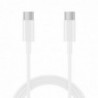 Καλώδιο Σύνδεσης και Φόρτισης Ancus Flow E44 USB-C σε USB-C 2.0A 480Mbps Data Transfer Λευκό 1μ.