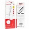 Καλώδιο σύνδεσης Borofone BX47 Coolway USB σε Micro-USB 2.4A 1μ Λευκό