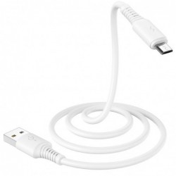 Καλώδιο σύνδεσης Borofone BX47 Coolway USB σε Micro-USB 2.4A 1μ Λευκό