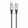 Καλώδιο σύνδεσης Hoco X66 Howdy PD 20W USB-C σε Lightning 2.4A  Γκρι 1m