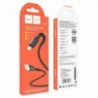 Καλώδιο σύνδεσης Hoco X71 Especial 2.4A USB σε Micro USB με Εύκαμπτο Βύσμα και Braided Καλώδιο Μαύρο 1μ