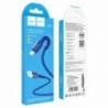 Καλώδιο σύνδεσης Hoco X71 Especial 3A USB σε USB-C με Εύκαμπτο Βύσμα και Braided Καλώδιο Μπλέ 1m