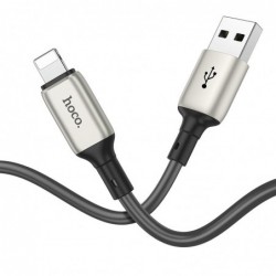 Καλώδιο σύνδεσης Hoco X66 Howdy USB σε Lightning 2.4A Γκρι 1m