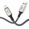 Καλώδιο σύνδεσης Hoco X66 Howdy USB σε Lightning 2.4A Γκρι 1m