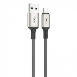 Καλώδιο σύνδεσης Hoco X66 Howdy USB σε Lightning 2.4A Γκρι 1m