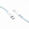 Καλώδιο σύνδεσης Hoco X68 True Color Braided USB-C σε USB-C 100W 3A  Μπλέ 1m