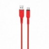 Καλώδιο σύνδεσης Hoco X59 Victory USB σε USB-C 2.4A με Εύκαμπτο Βύσμα και Braided Καλώδιο Κόκκινο 1m