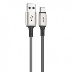 Καλώδιο σύνδεσης Hoco X66 Howdy USB σε USB-C 2.4A Γκρι 1m