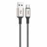 Καλώδιο σύνδεσης Hoco X66 Howdy USB σε USB-C 2.4A Γκρι 1m