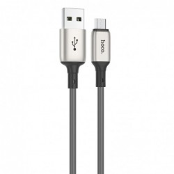 Καλώδιο σύνδεσης Hoco X66 Howdy USB σε Micro-Usb 2.4A Γκρι 1m