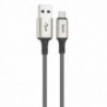 Καλώδιο σύνδεσης Hoco X66 Howdy USB σε Micro-Usb 2.4A Γκρι 1m