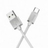 Καλώδιο σύνδεσης Κορδόνι Hoco U49 USB σε USB-C με Ενισχυμένες Μεταλλικές Επαφές 1.2m Λευκό