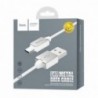 Καλώδιο σύνδεσης Κορδόνι Hoco U49 USB σε USB-C με Ενισχυμένες Μεταλλικές Επαφές 1.2m Λευκό