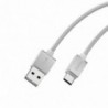 Καλώδιο σύνδεσης Κορδόνι Hoco U49 USB σε USB-C με Ενισχυμένες Μεταλλικές Επαφές 1.2m Λευκό