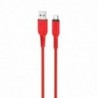 Καλώδιο σύνδεσης Hoco X59 Victory USB σε Micro USB 2.4A με Εύκαμπτο Βύσμα και Braided Καλώδιο Κόκκινο 1m