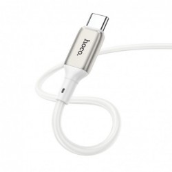 Καλώδιο σύνδεσης Hoco X66 Howdy USB σε USB-C 2.4A Λευκό 1m