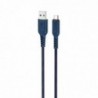 Καλώδιο σύνδεσης Hoco X59 Victory USB σε Micro USB 2.4A με Εύκαμπτο Βύσμα και Braided Καλώδιο Μπλέ 1m