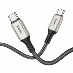 Καλώδιο σύνδεσης Hoco X66 Howdy PD 60W USB-C σε USB-C 3.0A Γκρι 1m