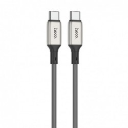 Καλώδιο σύνδεσης Hoco X66 Howdy PD 60W USB-C σε USB-C 3.0A Γκρι 1m